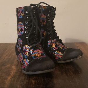 Sugar Hiccup Combat Boots